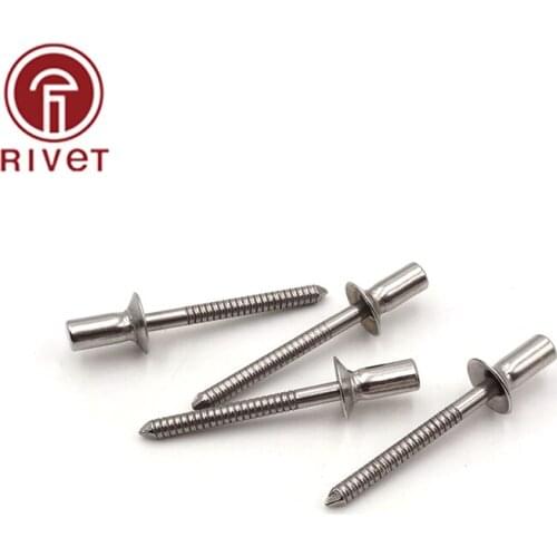 M6.4 100PCS GB 12616 Stainless Steel Countersunk rivets Closed End Blind Rivet Sealed Hollow Rivets Blind Rivets