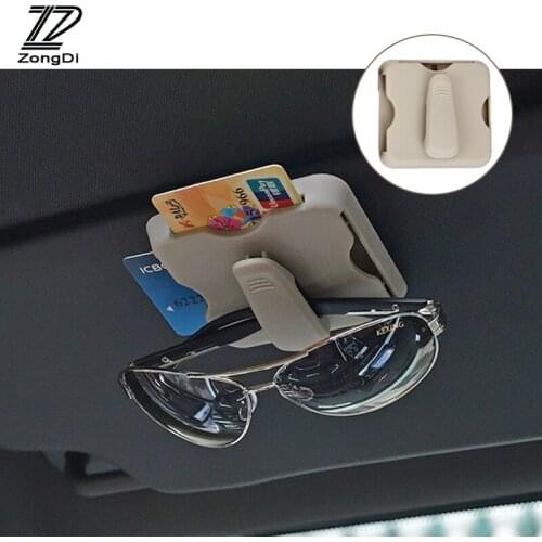 ZD 1X Car visor panel card clip Multi-function Storage For Peugeot 206 307 207 308 Chevrolet cruze Mitsubishi lancer Accessories