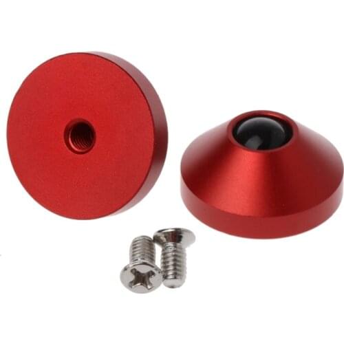 2Pcs Mechanical Keyboard Feet Anodized CNC Aluminum Feet Metal Case With Screws