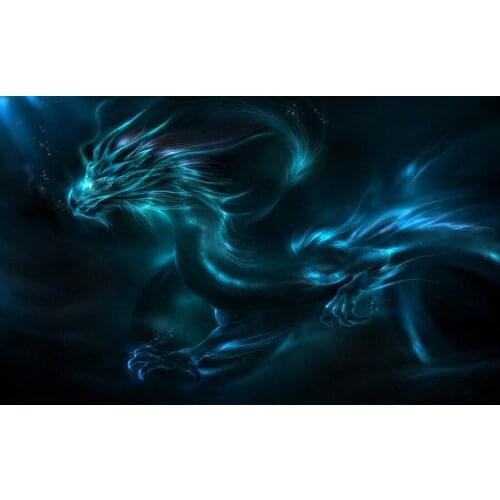 5D diamond embroidery drill diamond cross stitch crystal round&spuare diamond sets decorative diy diamond painting green dragon