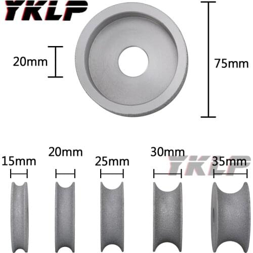 Diamond Segment Grinding Vacuum Brazed Diamond Profile Grinding Wheel for Vacuum Brazed Diamond Tool 75x20mm