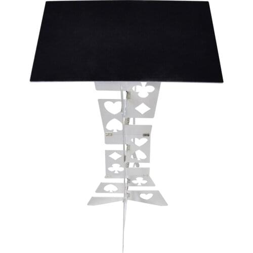 Aluminum Magic Folding Table (Alloy)- Silver Color Magic Tricks Stage Magia Best Table Magie Illusions Gimmick Props Accessories