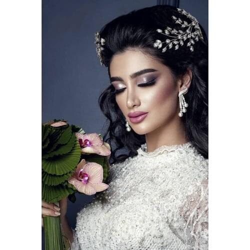 Tiaras And Crowns HADIYANA New Fashion Wedding Hair Accessories Charming Luxury Elegant For Women Zircon BC4860 Accesorios Mujer