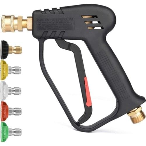 E-HEELP Car High Pressure Water Gun Cleaner Washer With Quick Connect Color Nozzle Kit For Karcher / Nilfisk Car Wash Tools