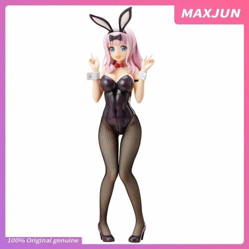 MAXJUN Genuine 1/4 Anime Kaguya-sama wa kokurasetai Figure Chika Sexy 44cm PVC Model toys Bunny girl Sexy Figure