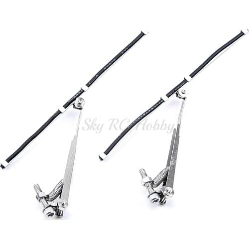 Simulation Metal Windshield Wiper for 1/10 RC Crawler AXIAL SCX10 JEEP Cherokee TRAXXAS TRX4 Defender Bronco G500 MST KM2 Parts