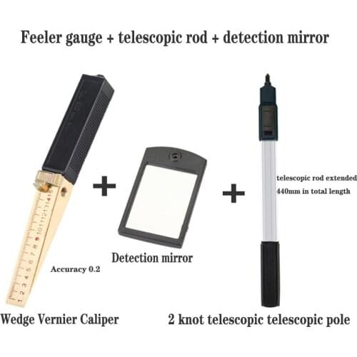 Wedge Cursor Feeler Gauge 1-15mm Feeler Gauge Gap Gauge Measuring Tool Thickness Gauge For Vernier Feeler Inspection Tool