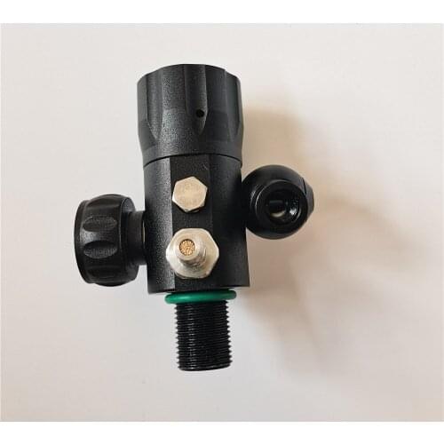 Diving Valve M18X1.5 6061 Aviation Aluminum Scuba Diving Valve Snorkeling Respirator Refill Adapter