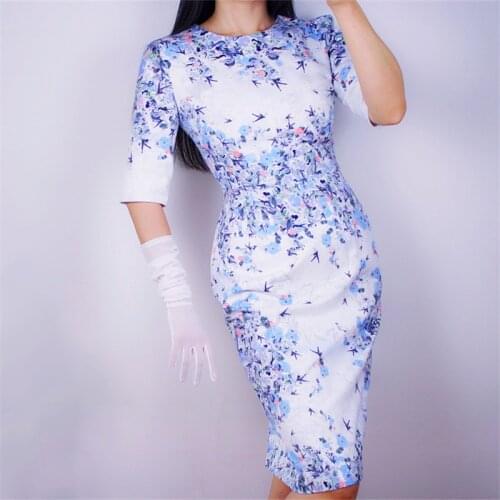 52cm Lace Gloves Extra Long Elastic Mesh Yarn Thin Gauze Pure White Black Silk Evening Vestido de noche Bride Marry WWS05