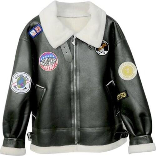 2020 Korean Automotive Womans Faux Fur Jackets and Coats Plus Size 5XL Loose Biker Woman Fur Leather Jackets Real Pictures A906