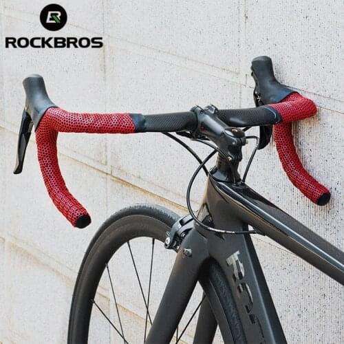ROCKBROS Cycling Handlebar Tape Bicycle Road Handlebar Tape Anti-slip Shock Absorption Handle Bar Tape Biking Entertainment