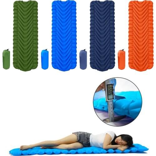 Camping Inflatable Sleeping Pad Tent Mat Travel Air Mattress