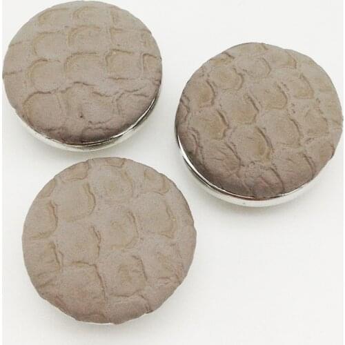 2017 NEW 18mm Snake texture PU leather snap button OEM, ODM T6566