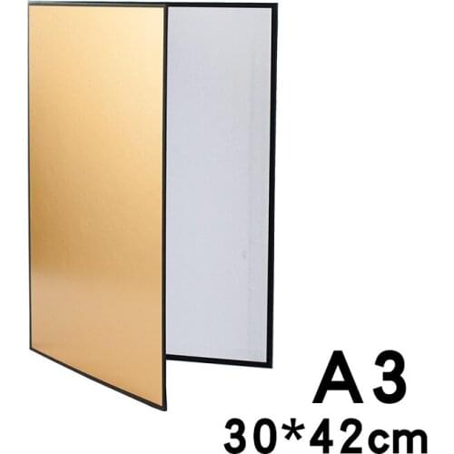 A3 Thickened Photography Cardboard Reflector Can Be Folded To Shoot Still Life Supplement Light Black And White Edge Photo Props