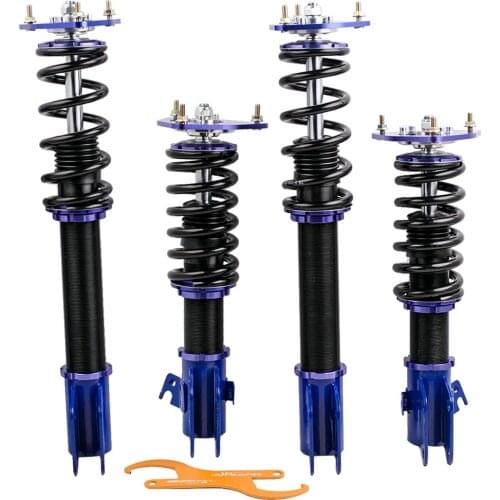 4pcs Coilover Spring Suspension Struts For Subaru Impreza WRX STi GDB EJ20 EJ25 2002-2007 Adjustable Height