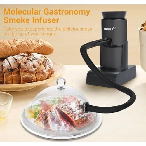 Smoking Gun Hand-held Cuisine Steak Meat Smoky Machine Portable Smoke Infuser Salmon Smoking Machine Household Picnic Supplies