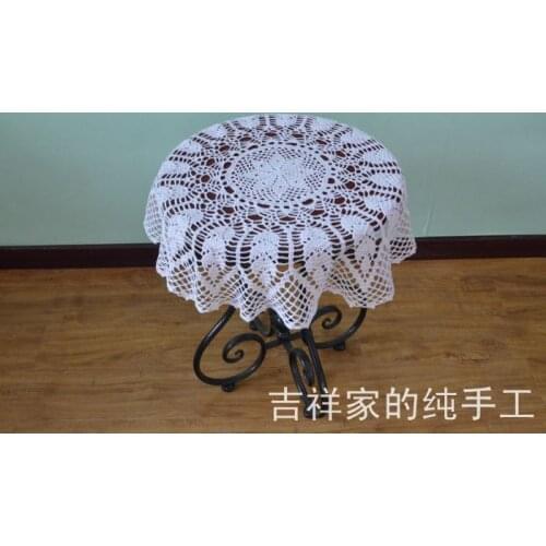 90% off 2015 new ZAKKA cotton crochet lace tablecloth for home decor wedding table cover with flower towel knitted towel tablema