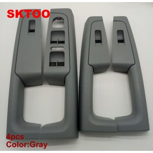 SKTOO (Gray)For Skoda Superb Inner door handle door armrest, switch box inside the door of the glove package