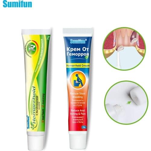 Sumifun Two Types of Hemorrhoids Ointment Crack Anal Internal External Anal Fissure Painkiller Original Chinese Herbal Cream