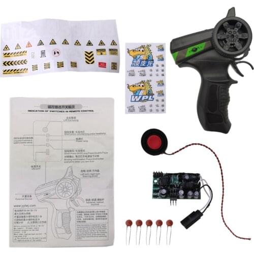 WPL 4WD 6WD RC Car Remote Control Engine Sound System Receiver Board Kit Parts