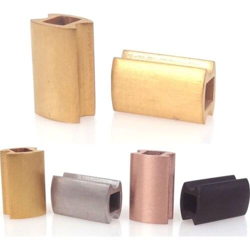 Customized logo Stainless Steel beads,Custom Engrave Bead Fits For Personalized Bracelet Jewelry DIY Clasp Rectangle Matte Bead