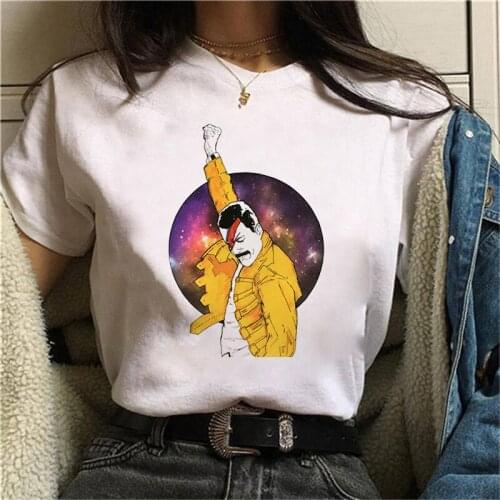 Graphic Rock Top Tees Female Clothing Women T Shirt Harajuku Vintage T-Shirt Summer Short Sleeve Funny Ulzzang T-Shirt