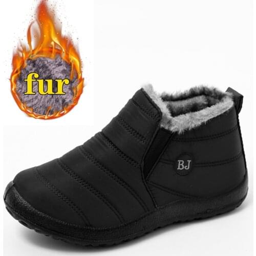 Winter shoes women snow boots Ankle-Boots plush winter boots women waterproof Boots female winter boots Botas Mujer