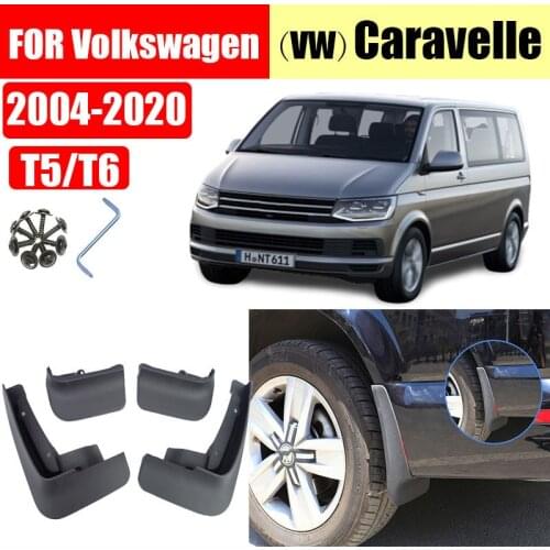 Mud flaps For VW CARAVELLE T5 T6 Mudflap splash Guard Fenders CARAVELLE Mudguards Fender car accessories Front Rear 4 pcs