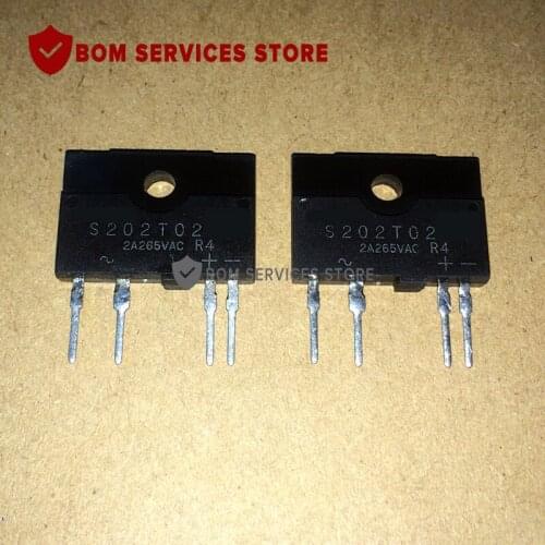 Fast delivery 10pcs S202T02 SSR RELAY SPST-NO 2A 80-240V