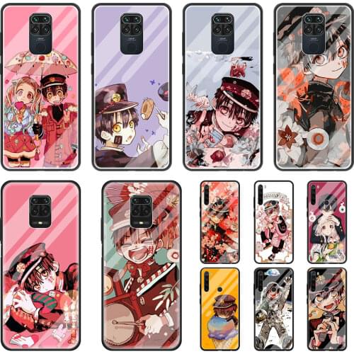 Anime Toilet-Bound Hanako-kun Phone Case For Xiaomi Redmi Note 9S 9 8 Pro 8T 7 9A 8A 9C 9i K30 K20 PRO Tempered Glass Back Cover