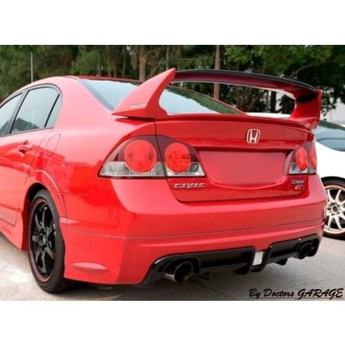 HONDA CIVIC FD6 Spoiler 2006 2007 2008 2009 2010 2011 Rear Wing Top Car-styling Auto Car Accessory 4 Pieces Modified Spoilers