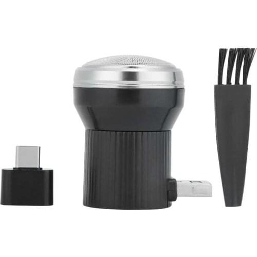 Electric Razor Mini Portable Smart Phone USB Shaver Shaving Tool with Adapter for Men Gift Maquina de Barbear