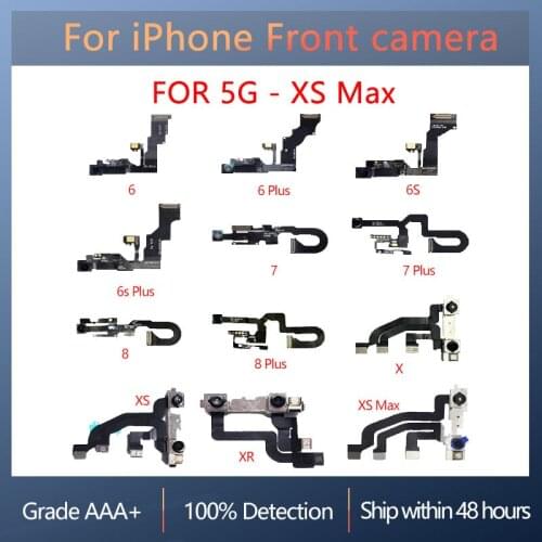 OEM Small Front Camera For iPhone 5S SE 5 6 6s 7 8 Plus X XR XS XsMax Proximity Sensor Face Front Camera Flex Cable Repair Parts