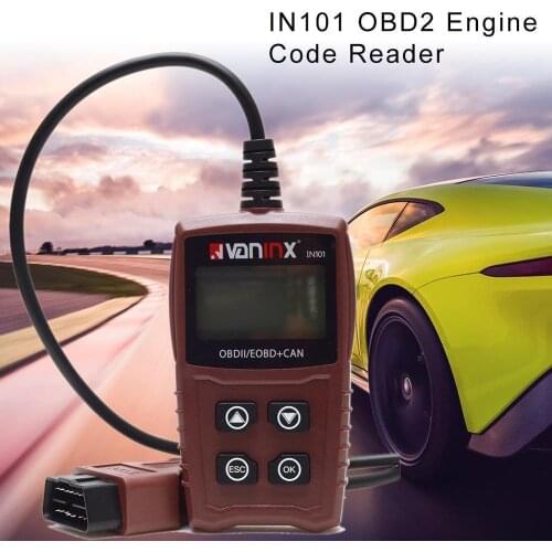 IN101 OBD2 CR3001 car fault reading code card battery detector for foreign trade for multi-language version