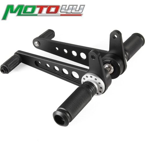 Cafe Racer Alumninum Motorcycle Foot pegs Footrest Pegs Rear set Custom Bobber 1 Pair For Honda CB 125 450 500 550 650 750 900