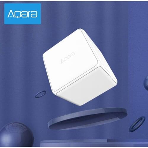 Aqara Magic Cube Remote Control Zigbee Version Controlled By Six Actions Device Magic Cube Work With Mi Home App For Smart Home