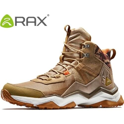 RAX Winter Hiking Boots Men Waterproof Breathable Outdoor Sports Sneakers for Men Trekking Boots Mountain Trekking Shoes Bigsize