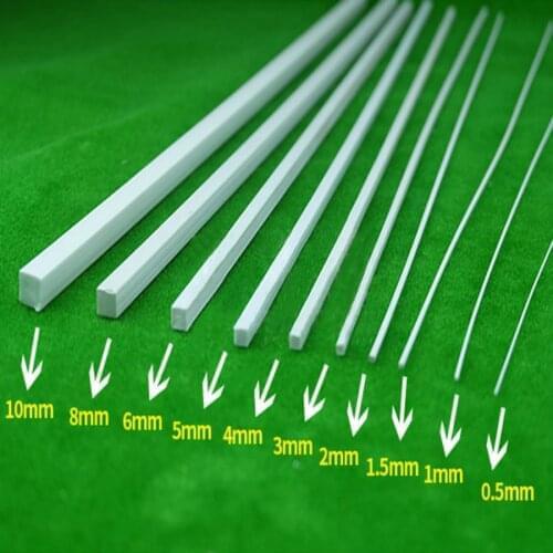 0.5*0.5mm ABS Square Rod DIY Manual Construction Sand Table Model Of ABS Model Transformation Of Solid Rods