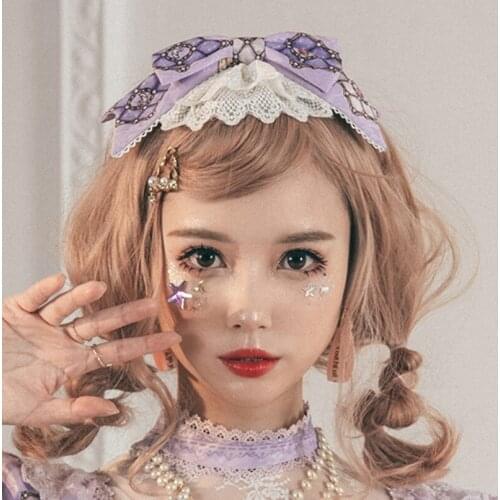 Princess sweet lolita headwear palace lace hair band /hair clip kawaii girl hair accessories gothic lolita KC loli cos