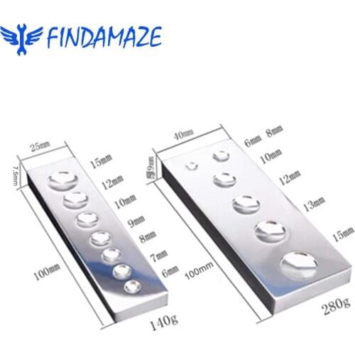 Multifunctional Stainless Steel Table, Rivet and Ram Fixed Metal Installation Tool, Manual DIV Table, 7-in-1 Universal Base