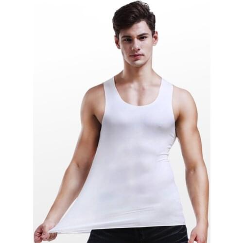 Men Compression Short Sleeves T-shirt Vest Slimming Body Shape Tights Wear Tank Tops Sports Sweat Tee Undershirt