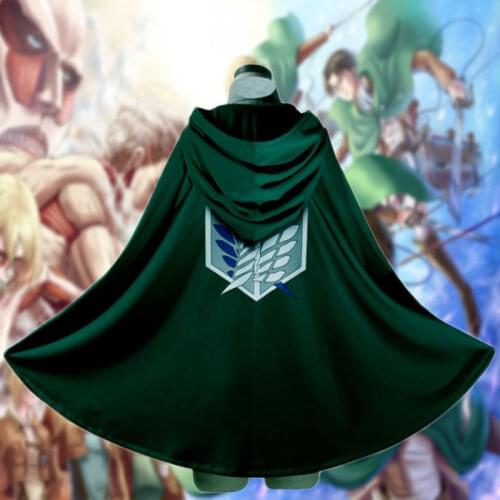 Attack on Titan Blanket Cloak Cape Cosplay AOT The Wings of Freedom Shingeki No Kyojin Survey Corps Cloak Cape Costume Gifts