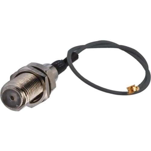 Superbat IPX / u.fl to F Type Female Bulkhead 1.13mm 50ohm Pigtail Cable 15cm