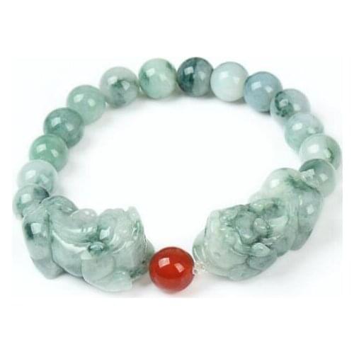 Natural Stone Braided Bracelet Jades Beads for Women Men Bracelets Female Bracelet Jewelry Round Bangle Fashion Accessories