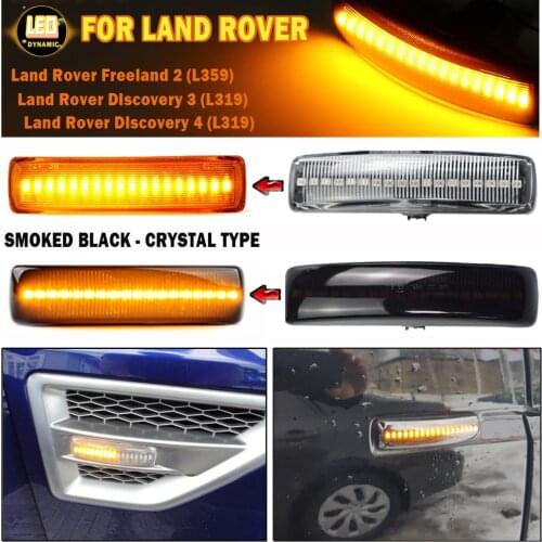 Sequential Flashing LED Turn Signal Side Marker Light Blinker For Land Rover Range Rover Sport Supercharger (L320) Discovery 3 4