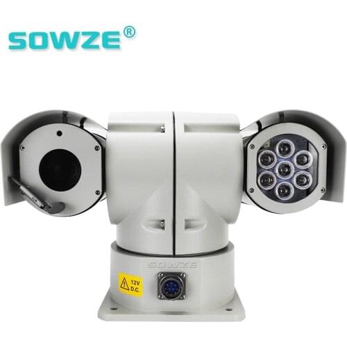 IR Night Vision 1.3MP AHD 18X Vehicle Mounted PTZ Camera For Mobile Security