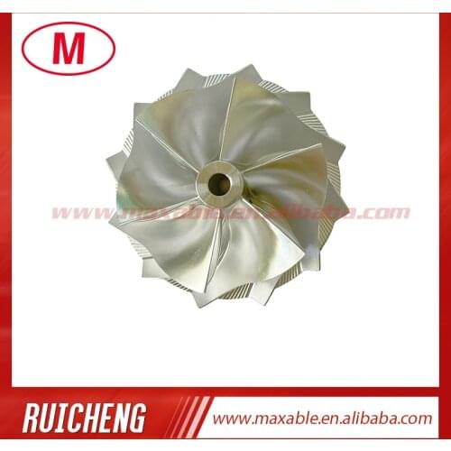 TD04HL 48.50/60.00 mm 7+7 blades Reverse high performance turbocharger billet/milling/aluminum 2618 compressor wheel