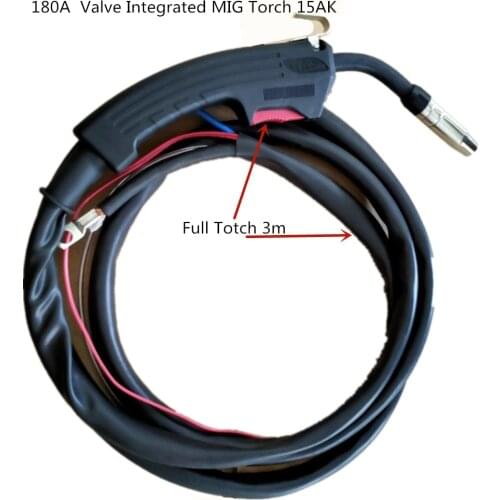 Valve Integrated 15AK MIG Welding Torch MIG Torch MAG Welding Gun Air Cooled 14AK Torch