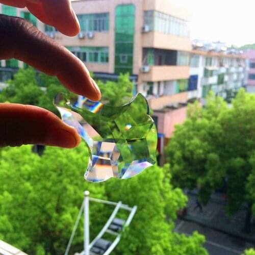 Top Quality 65pcs/lot 50mm Clear Color Crystal Chandelier Pendant, Glass lighting Parts Suncatcher Prisms, Crystal Curtain Drops