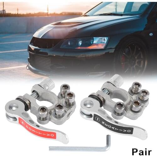 Uxcell 1 Pair Car Quick Release Battery Terminal Connectors for SAE JIS Type A Posts